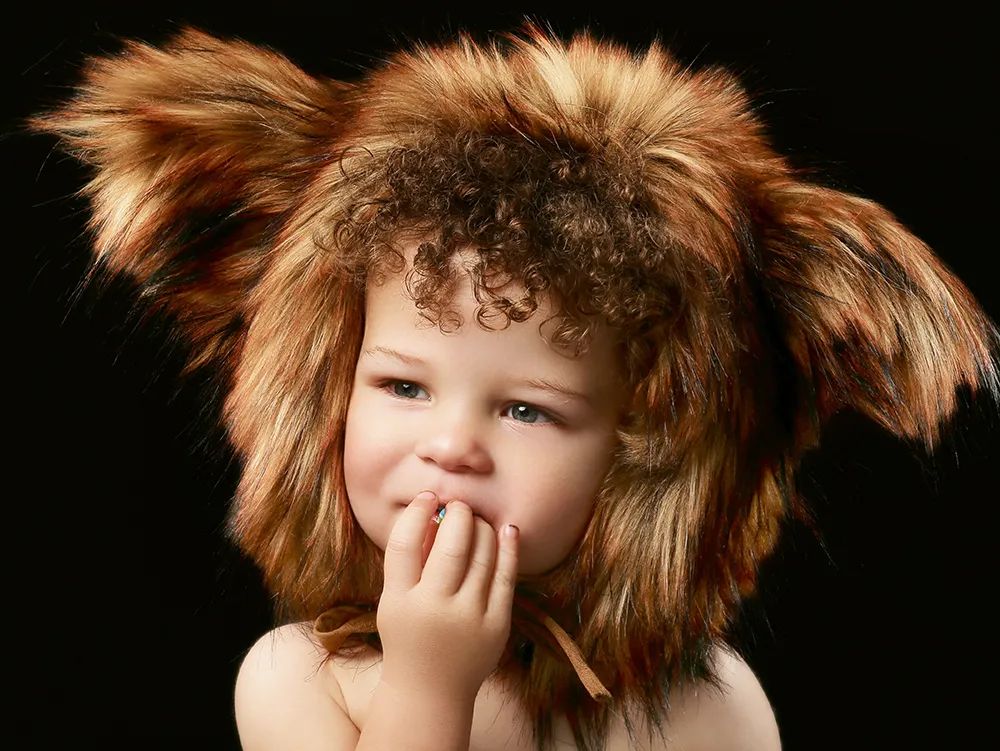 森系童话儿童摄影：此处有小动物出没