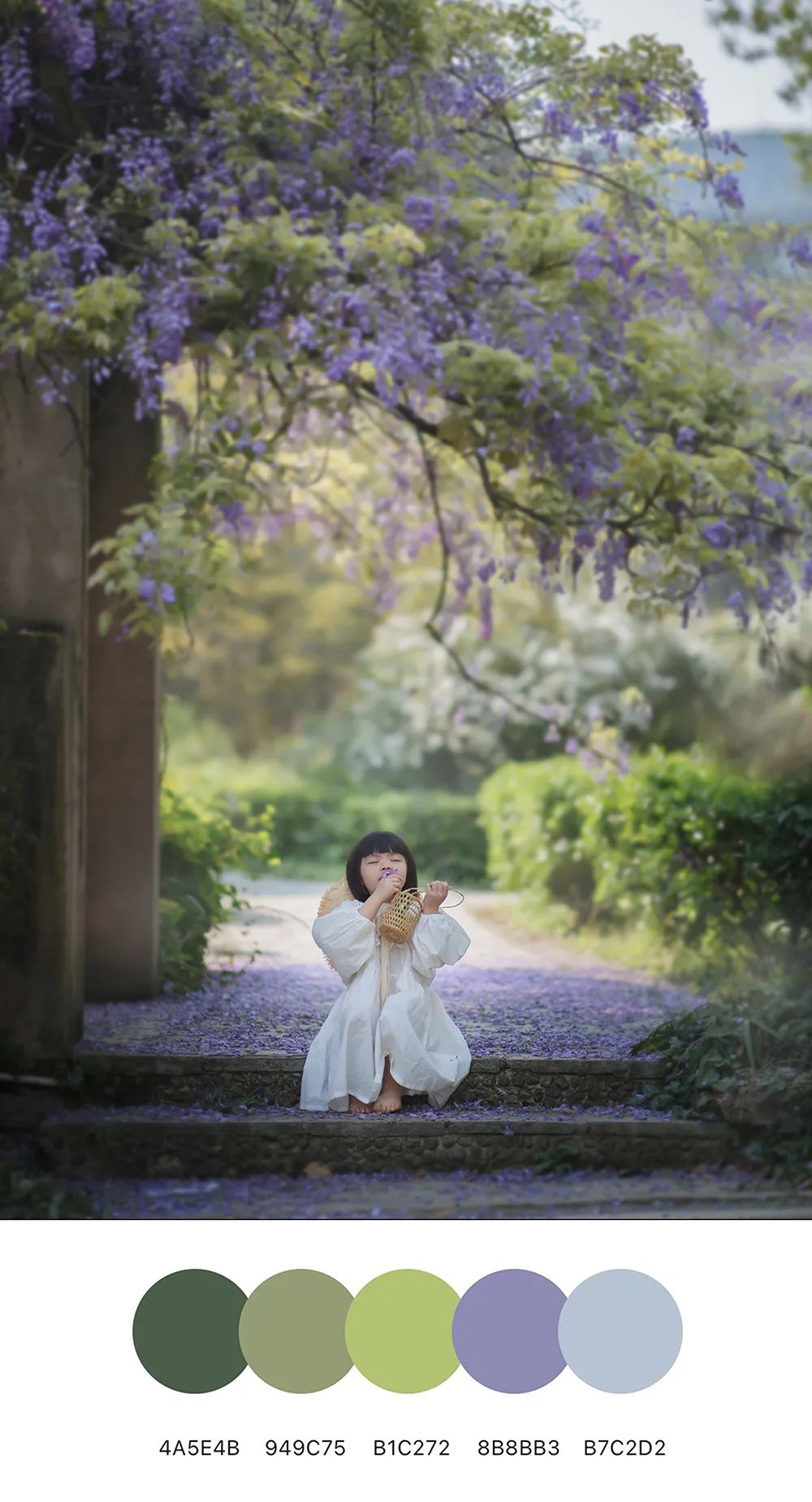 治愈系摄影配色，定格孩子们的春天