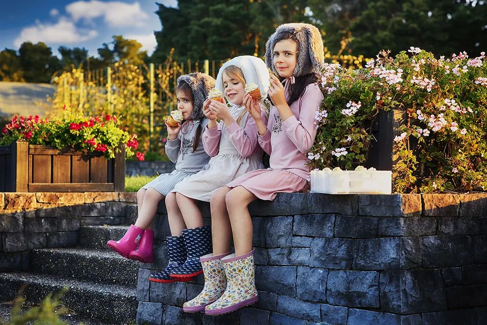 森系童话儿童摄影：此处有小动物出没