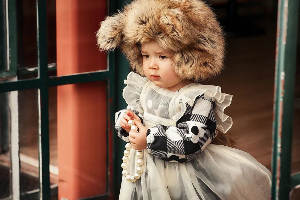 森系童话儿童摄影：此处有小动物出没