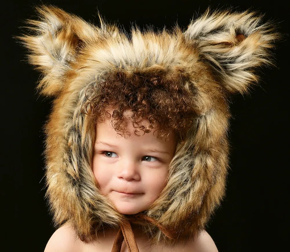 森系童话儿童摄影：此处有小动物出没